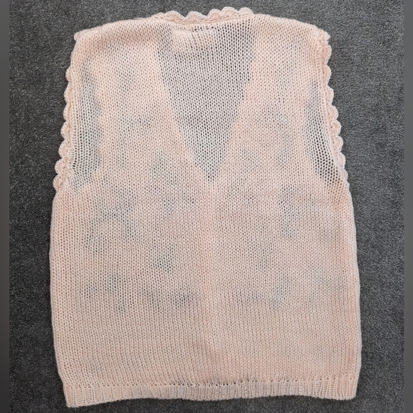 Hobie Pink Floral Embroidered Vest - Picture 11 of 11